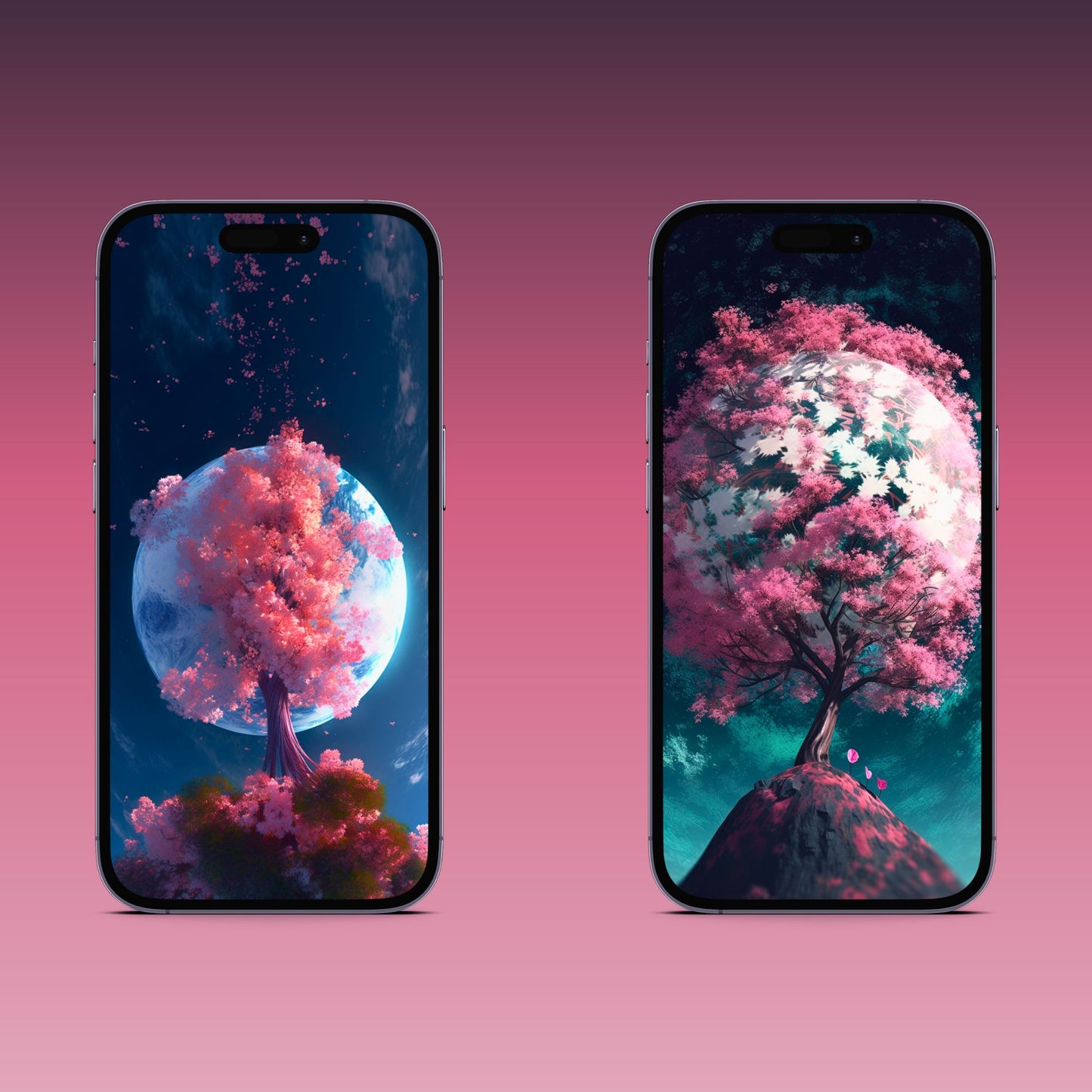 Mystical Cherry Blossom Trees