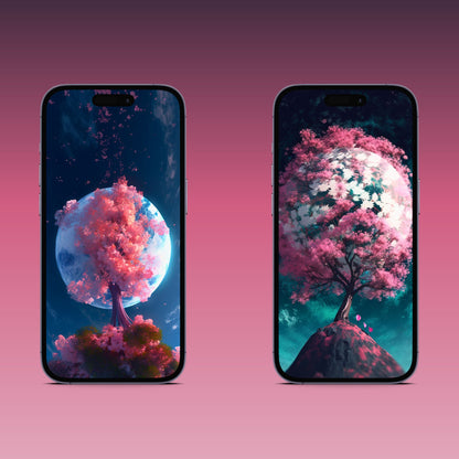 Mystical Cherry Blossom Trees