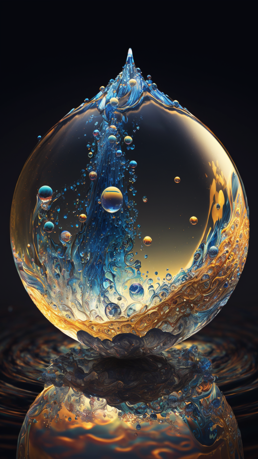Spectral Water Droplets V1