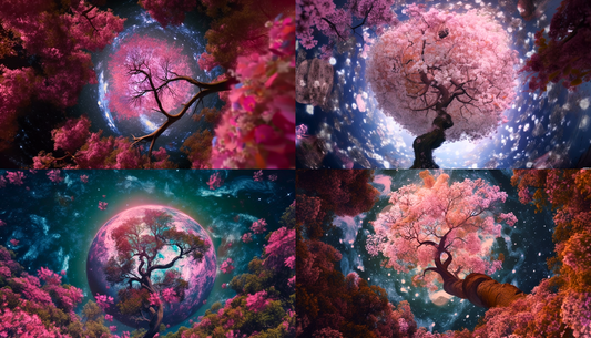 Space Bound Cherry Blossoms