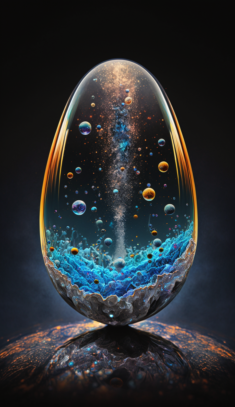 Spectral Space Droplets