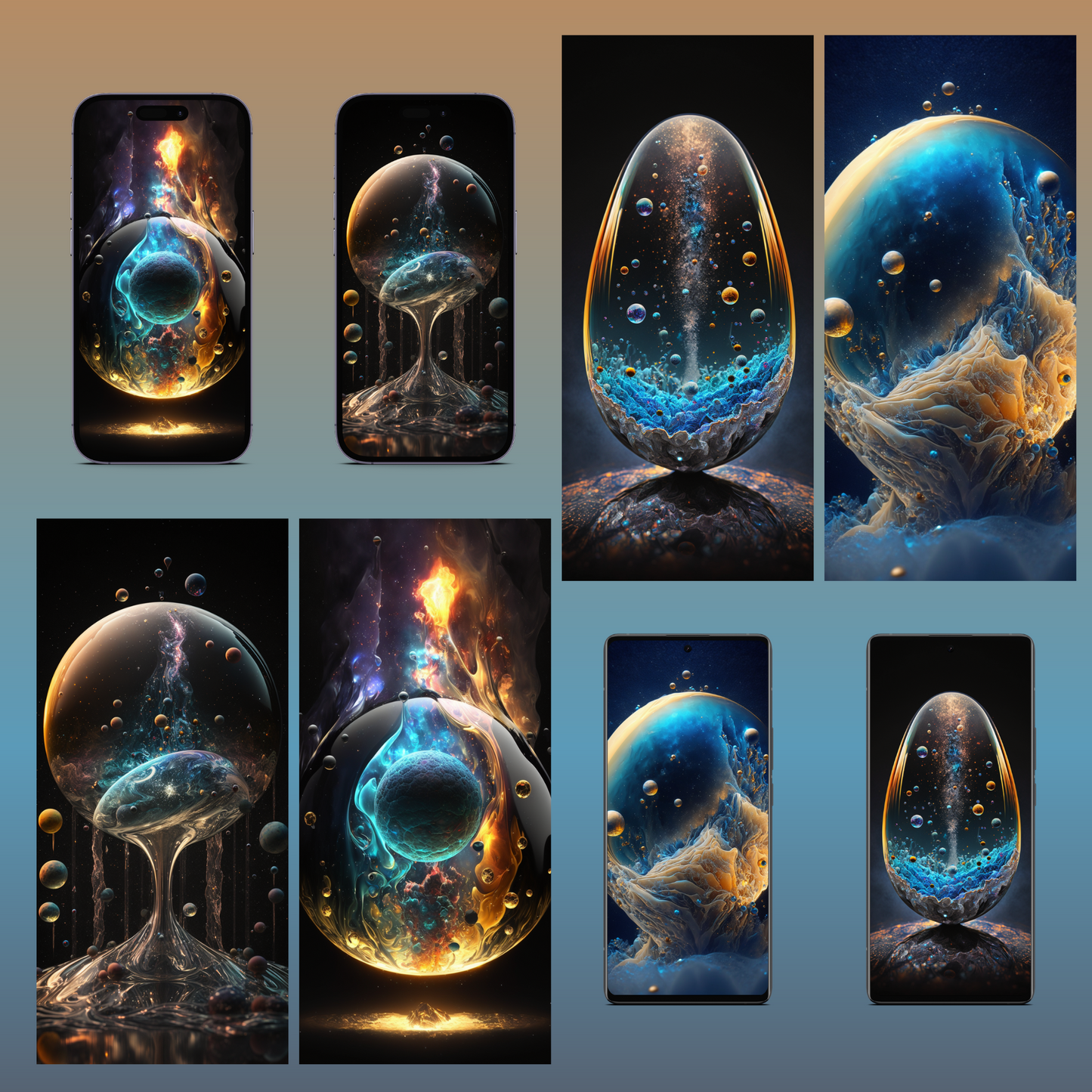 Spectral Space Droplets