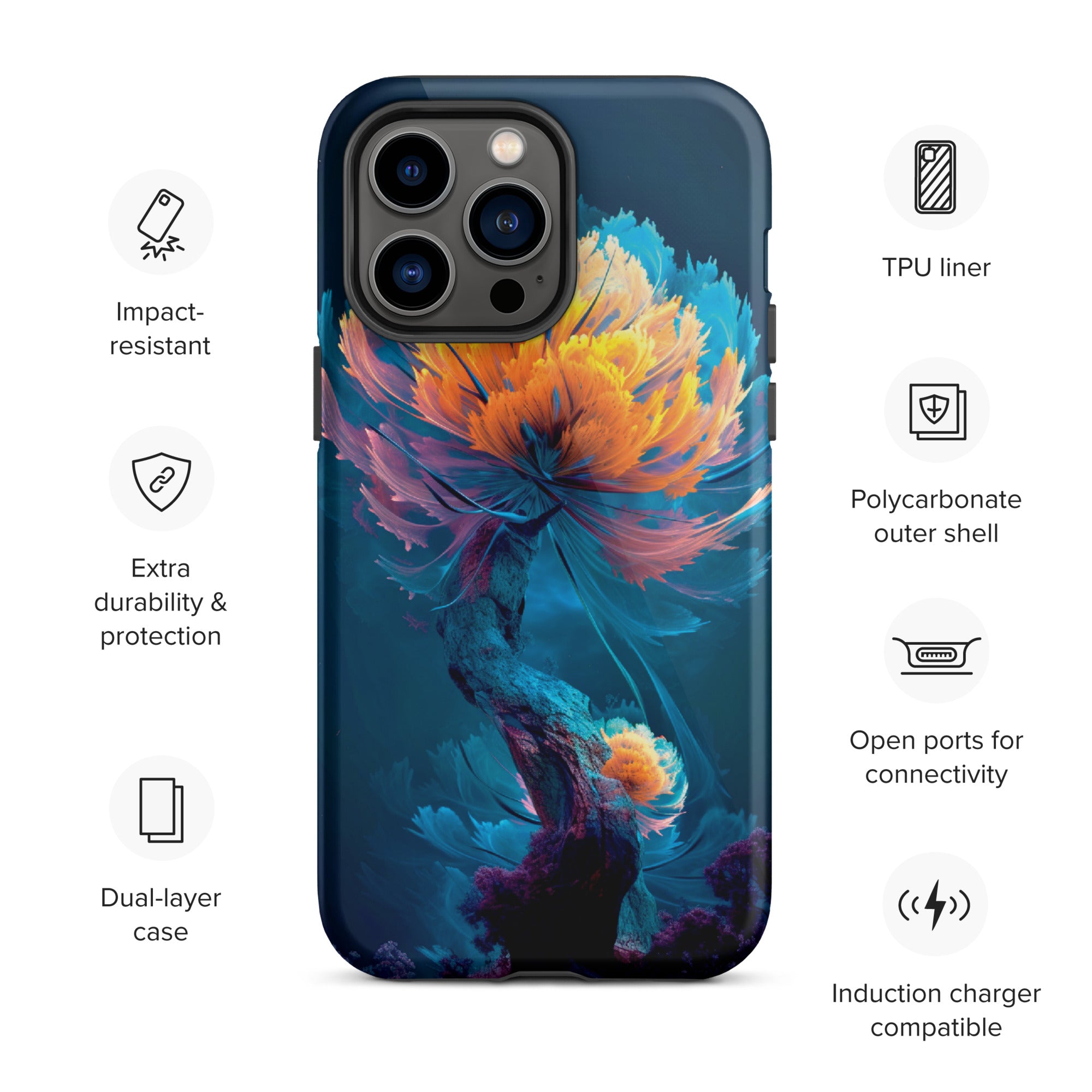 Mystic Bloom-Tough Case for iPhone®